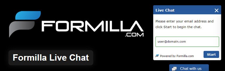 formilla live chat support free wordpress plugin