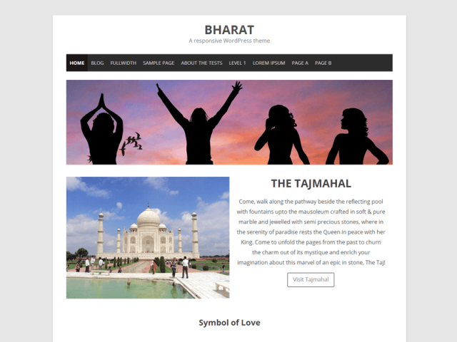 bharat - free wordpress theme of 2014