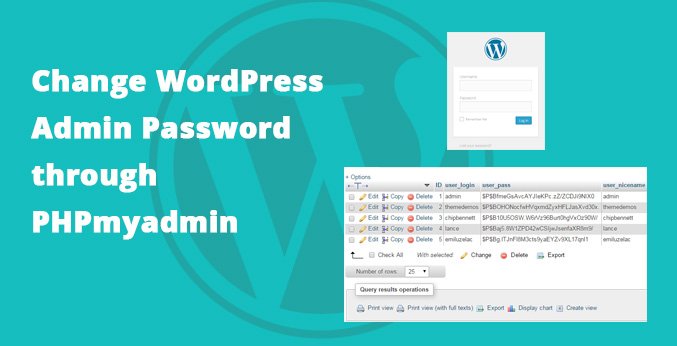 change wordpress admin password smallenvelop