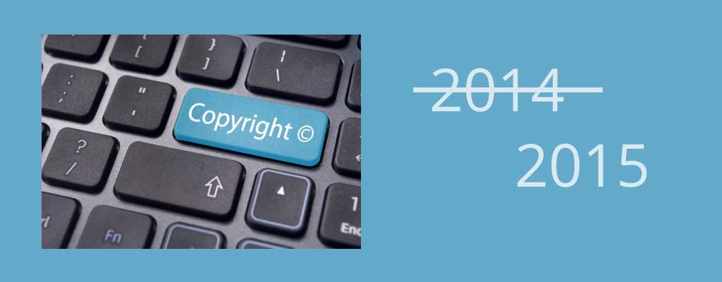 Dynamic copyright year