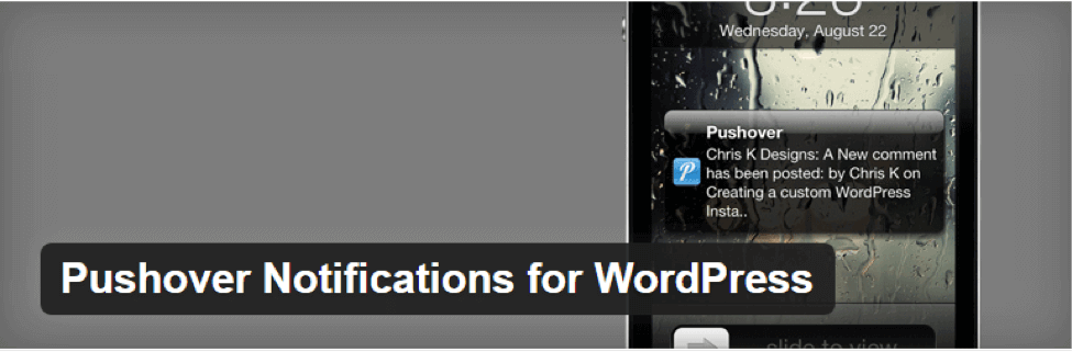 PushOver WordPress Push Notification Plugins