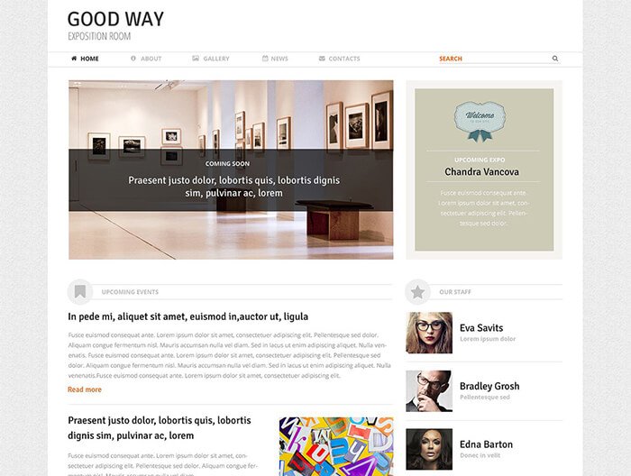 Art Expo Room WordPress Theme