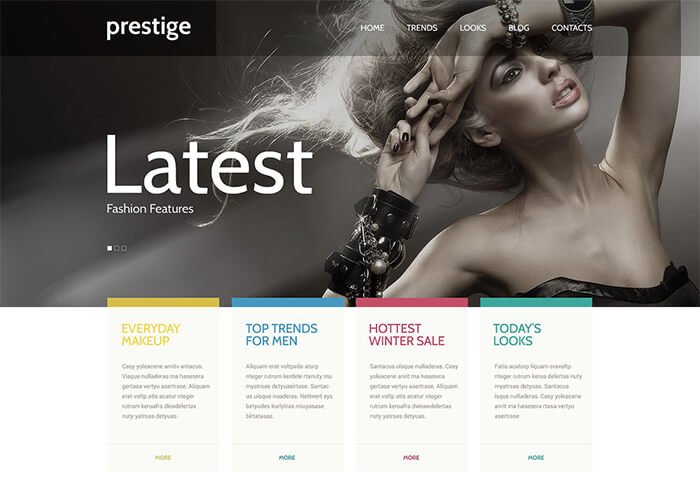 Fashion WordPress Template