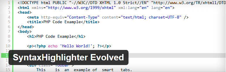 syntax highlighter