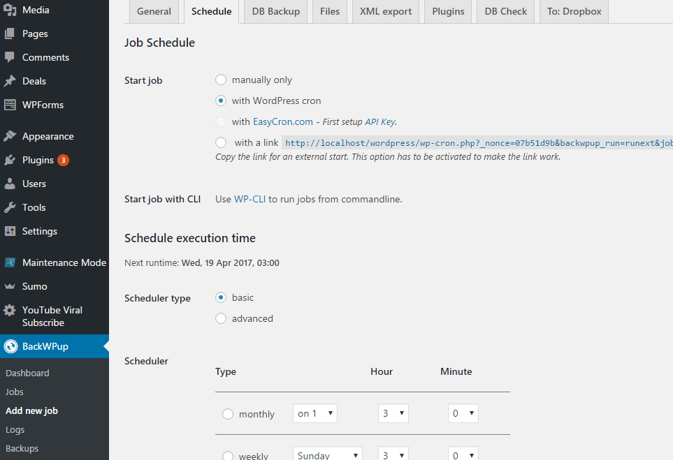 BackWPup_Plugin