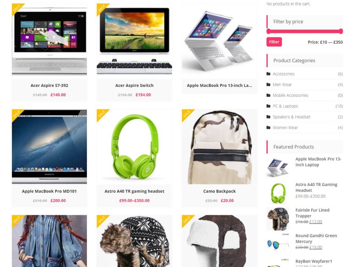 MetroStore WordPress theme