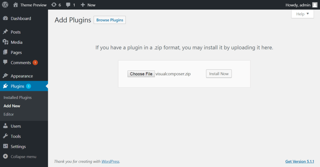 istall-visual-composer-website-builder